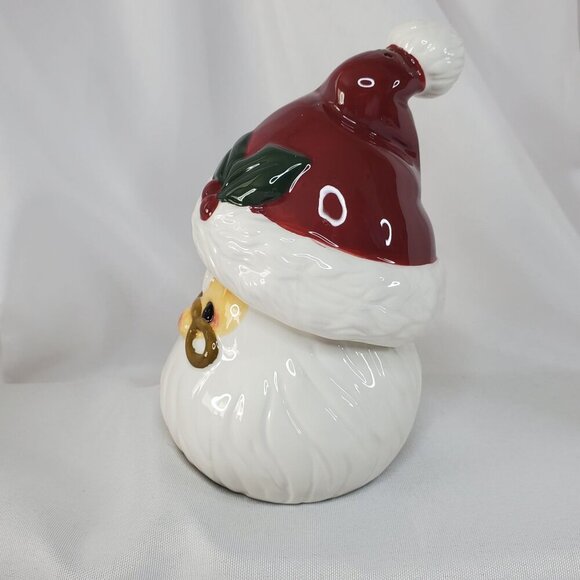 VTG Mother Brown's Santa And Hat Salt & Pepper Shakers Ceramic 1999 Christmas - Picture 8 of 11